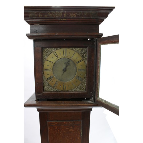 1839 - Oak thirty hour longcase clock, the 10