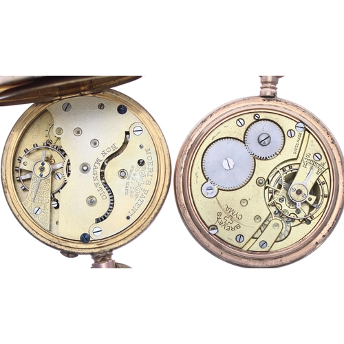 611 - Cyma gold plated lever pocket watch, the movement signed Cyma Brevets, within a plain screw case, 51... 