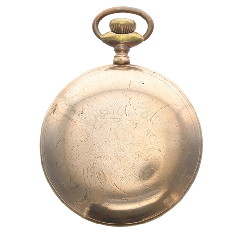 619 - Elgin National Watch Co. gold plated lever pocket watch for repair, signed 7 jewel movement, no. 206... 