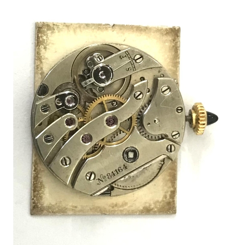 54 - Audemars Piguet, Genéve Tank 18ct gentleman's wristwatch, serial no. 923xx, movement no. 841xx, rect... 