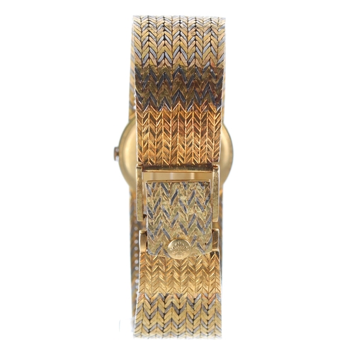 65 - Unusual Patek Philippe, Genéve 18ct tri-colour textured dress wristwatch, reference no. 3307, case n... 