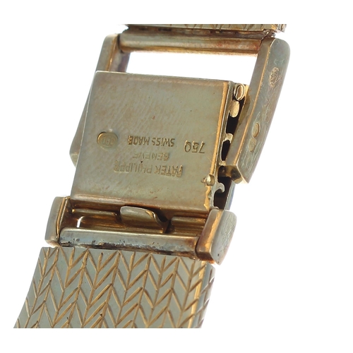 65 - Unusual Patek Philippe, Genéve 18ct tri-colour textured dress wristwatch, reference no. 3307, case n... 