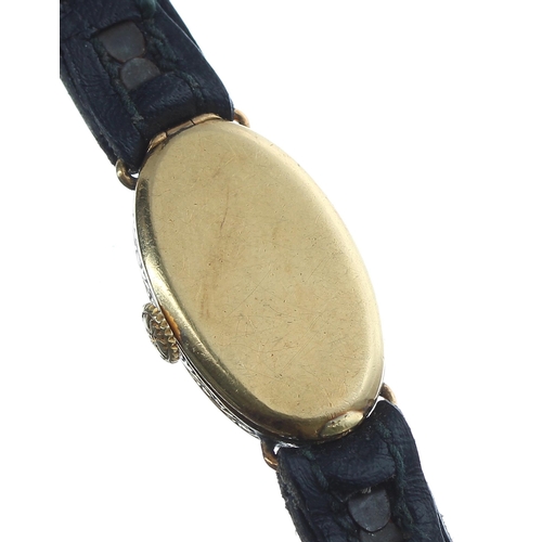 66 - Patek Philippe & Co. 18ct oval wire-lug lady's wristwatch retailed by Freccero, case serial no. ... 