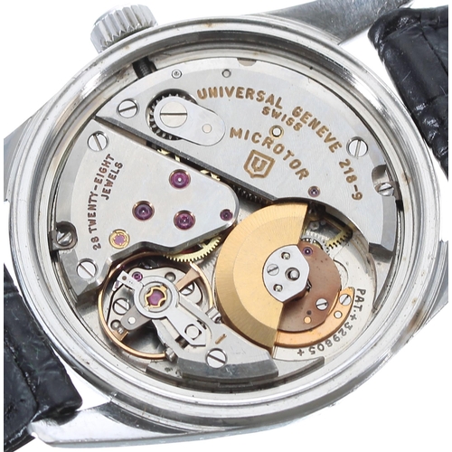 86 - Universal Genéve Polerouter automatic stainless steel gentleman's wristwatch, reference no. 20366/1,... 