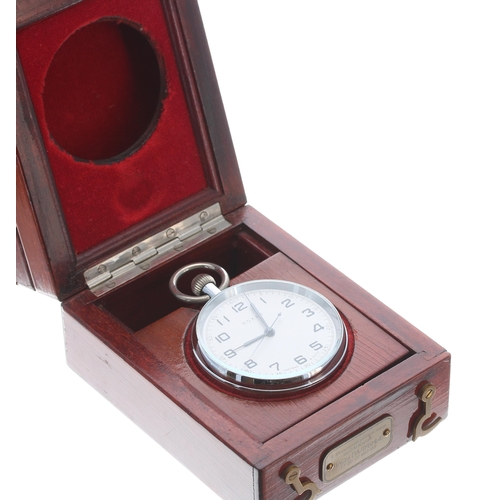 212 - Russian deck pocket watch by Novet, the 2.25