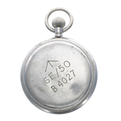 224 - Revue Thommen WWII RAF Military issue nickel cased lever pocket watch, cal. 30 15 jewel movement wit... 