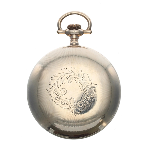 234 - American Waltham 'P.S. Bartlett' lever set gold plated pocket watch, circa 1908, signed two-tone 17 ... 