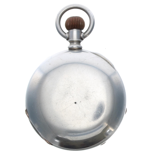 254 - American Waltham lever pocket watch, circa 1916, signed 15 jewel movement, no. 20519xxx, with safety... 