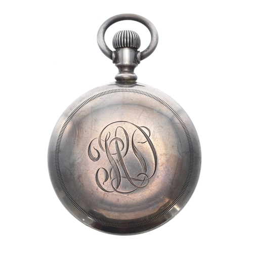 255 - American Waltham lever pocket watch, circa 1901, signed 15 jewel movement, no. 10769xxx with safety ... 