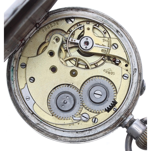 248 - Stauffer Son & Co silver (0.935) lever engine turned pocket watch, signed gilt frosted movement,... 