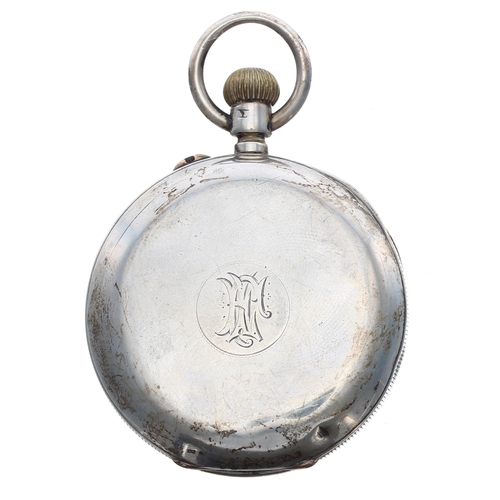 250 - Victorian silver lever pocket watch, London 1884, the movement signed James Aitchison, 80 Princes St... 