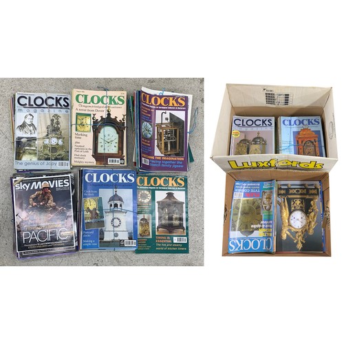 2212 - Large quantity of old Antiquarian Horology Magazines (over 150); also a large quantity of Clocks Mag... 