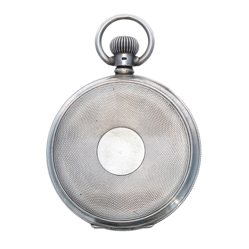 348 - Smiths De Luxe silver lever pocket watch, Birmingham 1921, cal. B816 15 jewel three quarter plate gi... 