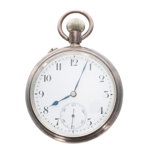 370 - Stauffer & Co. (IWC) Peerless lever pocket watch, import hallmarks London 1911, gilt frosted thr... 