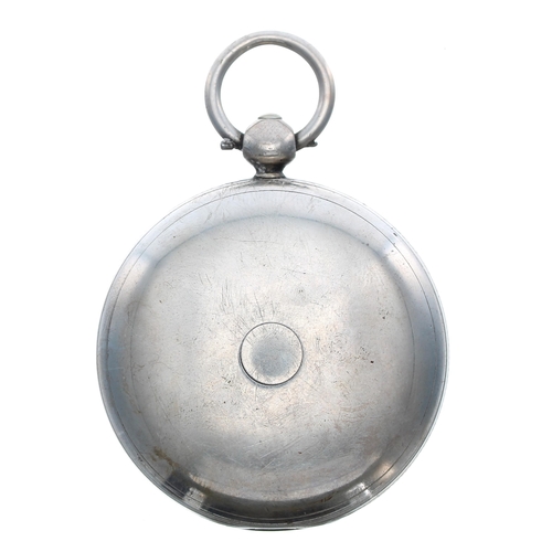 273 - Early Victorian silver fusee lever pocket watch, London 1837, the movement signed Myers, Lymington, ... 