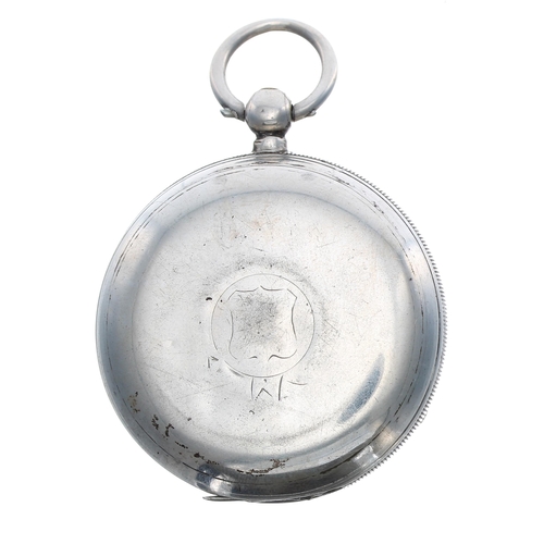 286 - Edwardian silver fusee lever pocket watch, Birmingham 1902, the movement signed Donald Macrae, Inver... 