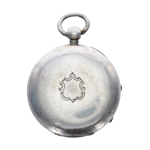 291 - Victorian silver fusee lever pocket watch, Chester 1850, the movement signed Rich'd Jagger, Hulme, n... 