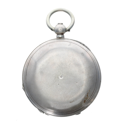 163 - American Waltham silver lever hunter pocket watch, serial no. 2676408, Birmingham 1885, signed movem... 