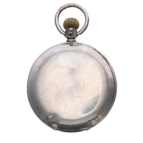 161 - American Waltham 'Hillside' silver lever set half hunter pocket watch, serial no. 6904263, Birmingha... 