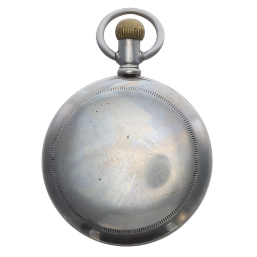 172 - American Waltham 'Sterling' nickel cased lever pocket watch, no. 10877289, circa 1901, signed moveme... 