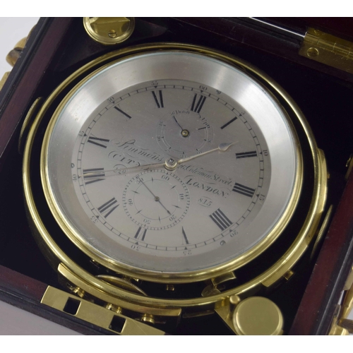 1409 - Good English two day marine chronometer, the 3.25