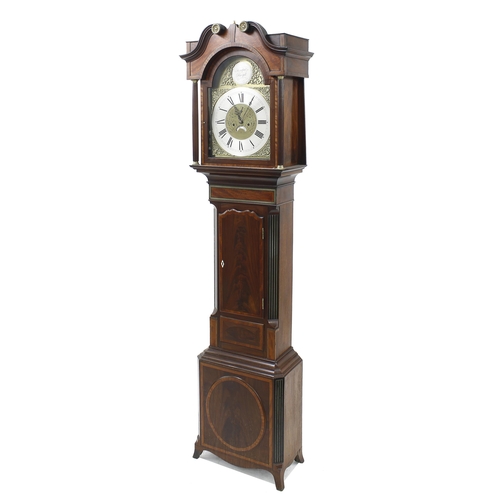 1819 - Mahogany eight day longcase clock, the 14