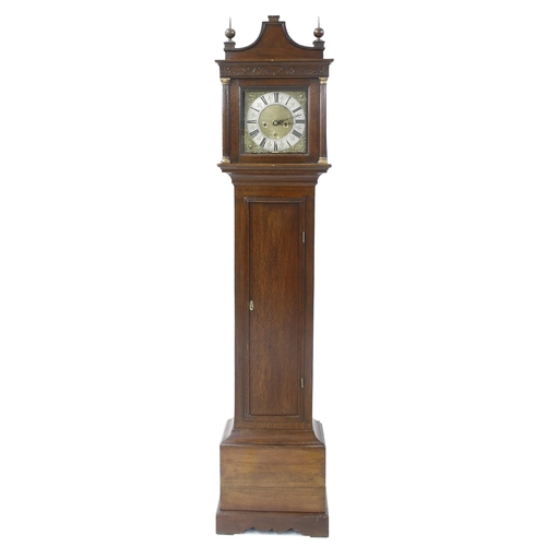 1828 - Oak eight day longcase clock, the 10