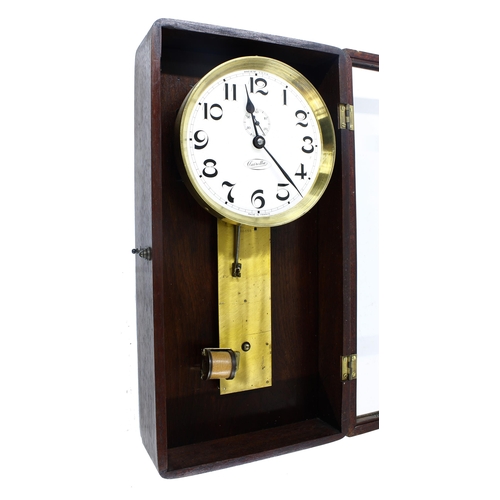 1137 - French ATO style battery wall clock, the 5.75