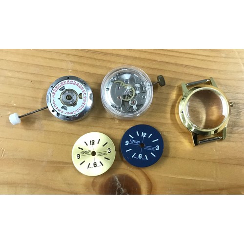 565 - Quantity of wristwatch cases, dials and movements for assembly (new/old stock) ... 