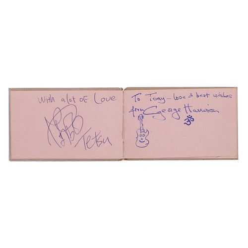 583 - Tony Zemaitis - the personal autograph book of Tony's son, Tony Zemaitis Jr., used for collecting hi... 