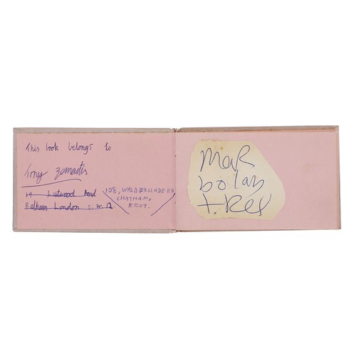 583 - Tony Zemaitis - the personal autograph book of Tony's son, Tony Zemaitis Jr., used for collecting hi... 