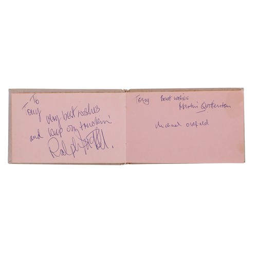 583 - Tony Zemaitis - the personal autograph book of Tony's son, Tony Zemaitis Jr., used for collecting hi... 