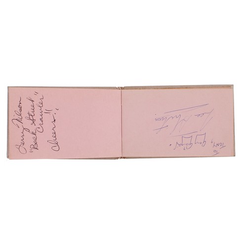 583 - Tony Zemaitis - the personal autograph book of Tony's son, Tony Zemaitis Jr., used for collecting hi... 