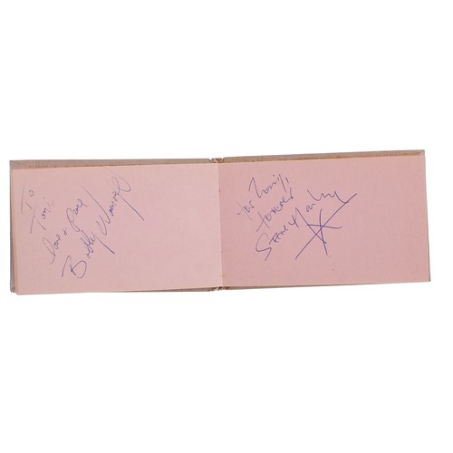 583 - Tony Zemaitis - the personal autograph book of Tony's son, Tony Zemaitis Jr., used for collecting hi... 