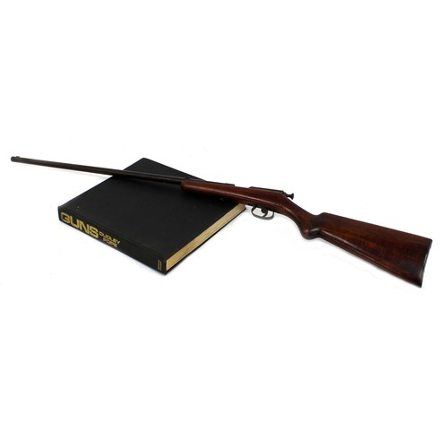 596 - Tony Zemaitis - a decommissioned ladies hunting rifle; together with a hardback copy of Dudley Pope'... 