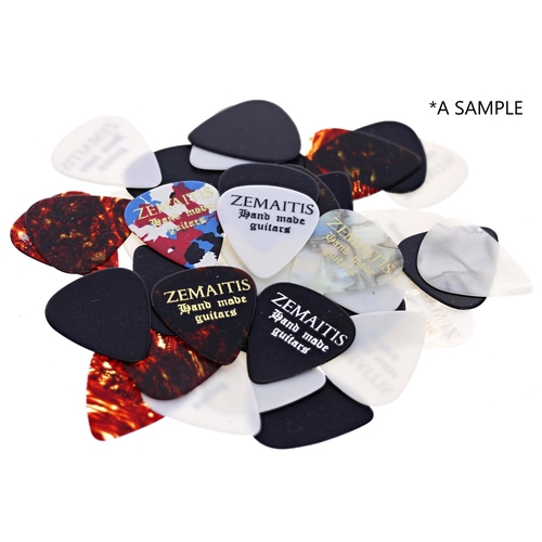 604 - Tony Zemaitis - over thirty-five original 1990s 'Zemaitis Handmade Guitars' guitar picks... 