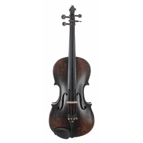 2021 - Mid 19th century transitional violin, 14