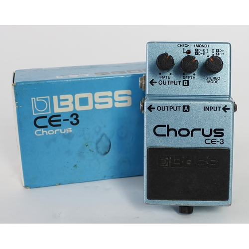 902 - 1984 Boss CE-3 Chorus guitar pedal, made in Japan, green label, boxed