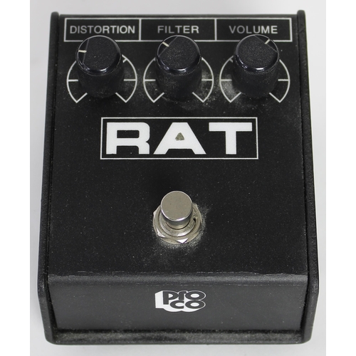 910 - Pro Co Rat guitar pedal, ser. no. RT-355918