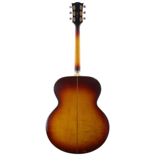 69 - 1966 Gibson J-200 acoustic guitar, made in USA, ser. no. 4xxxx8; Body: sunburst finish maple back an... 