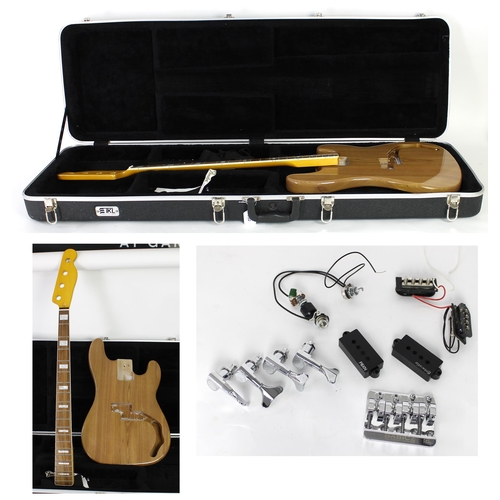 1102 - P Type bass guitar project to include a body, neck, electronics and hardware including a Babicz brid... 