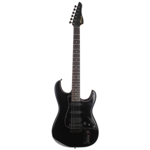 85 - Casio MG-510 midi guitar, made in Japan, ser. no. T0xxxx5; Body: black finish; Neck: maple; Fretboar... 