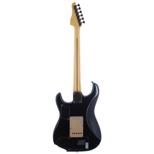 85 - Casio MG-510 midi guitar, made in Japan, ser. no. T0xxxx5; Body: black finish; Neck: maple; Fretboar... 