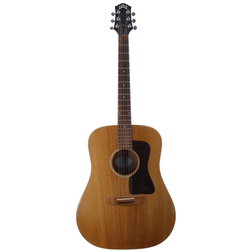 87 - Guild D-15 acoustic guitar, made in USA, circa 1988, ser. no. D15xxx5; Body: natural mahogany, vario... 