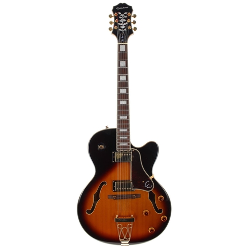 88 - 2014 Epiphone Joe Pass Emperor II semi-hollow body electric guitar, made in Indonesia, ser. no. 14xx... 