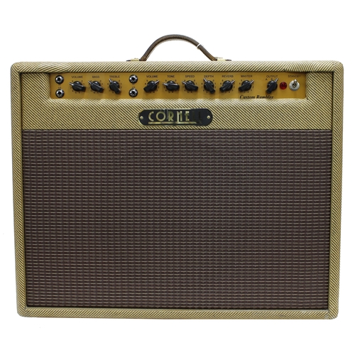 816 - Cornell Custom Rambler guitar amplifier, ser. no. 310707, fitted with a Tone Tubby red speaker, dust... 