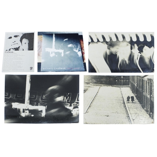 649 - Michael Chapman - three black and white photographs on card including the two originals used on the ... 