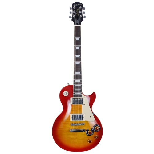 101 - 2015 Epiphone Les Paul Standard Pro electric guitar, made in China, ser. no. 15xxxxxxxx7; Body: cher... 