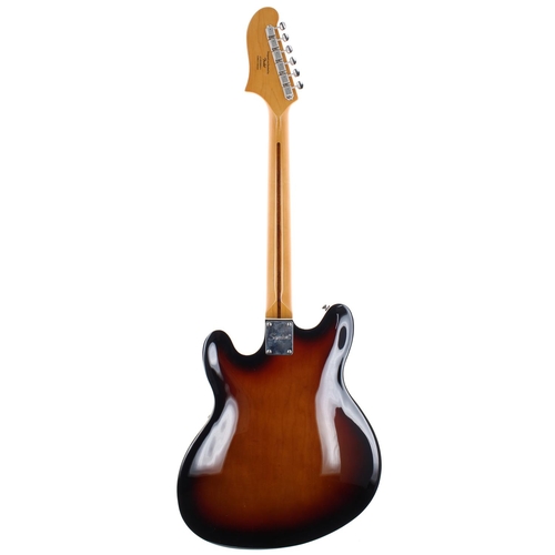 111 - 2020 Squier by Fender Starcaster semi-hollow body electric guitar, crafted in Indonesia; Body: three... 