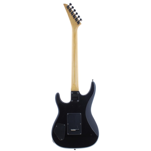 112 - 1980s Aria Pro II XR Series electric guitar; Body: black finish, dings, scratches and marks througho... 